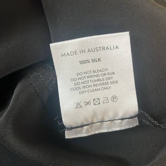 Natalie Rolt Lola Silk Boxer Shorts in Black - Picture 6 of 7